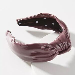 Lele Sadoughi Shiny Faux Leather Headband